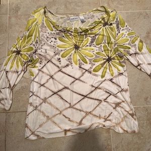 Long sleeve Chicos size 2 top, Large